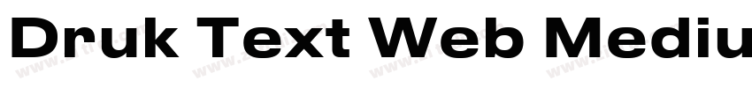 Druk Text Web Medium字体转换 Druk Text Web Medium字体转换